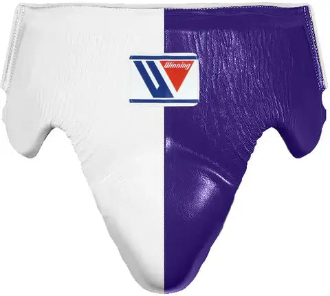 Winning Boxing Groinguard White/Purple Sparring