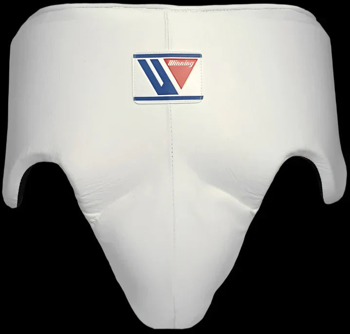 Winning Boxing Groinguard White Leather