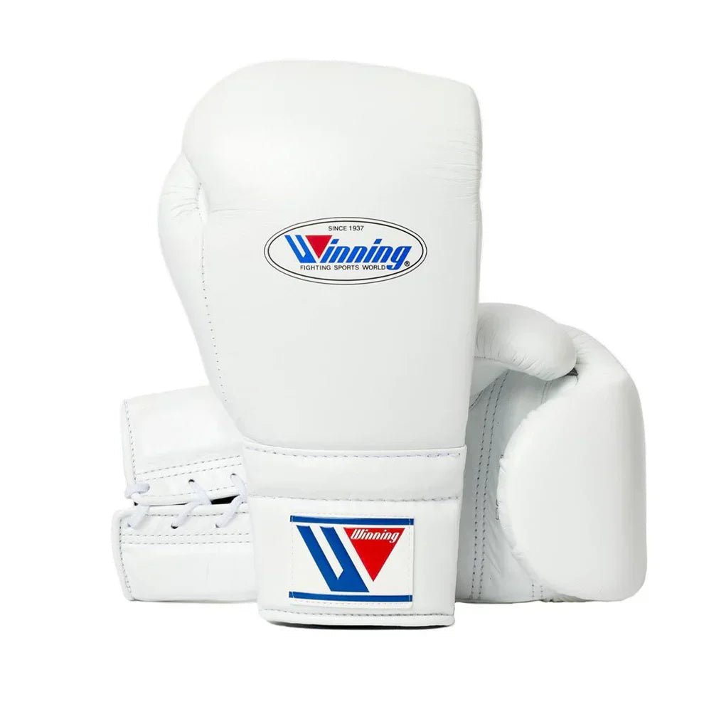 Winning Boxing Gloves White Custom Made