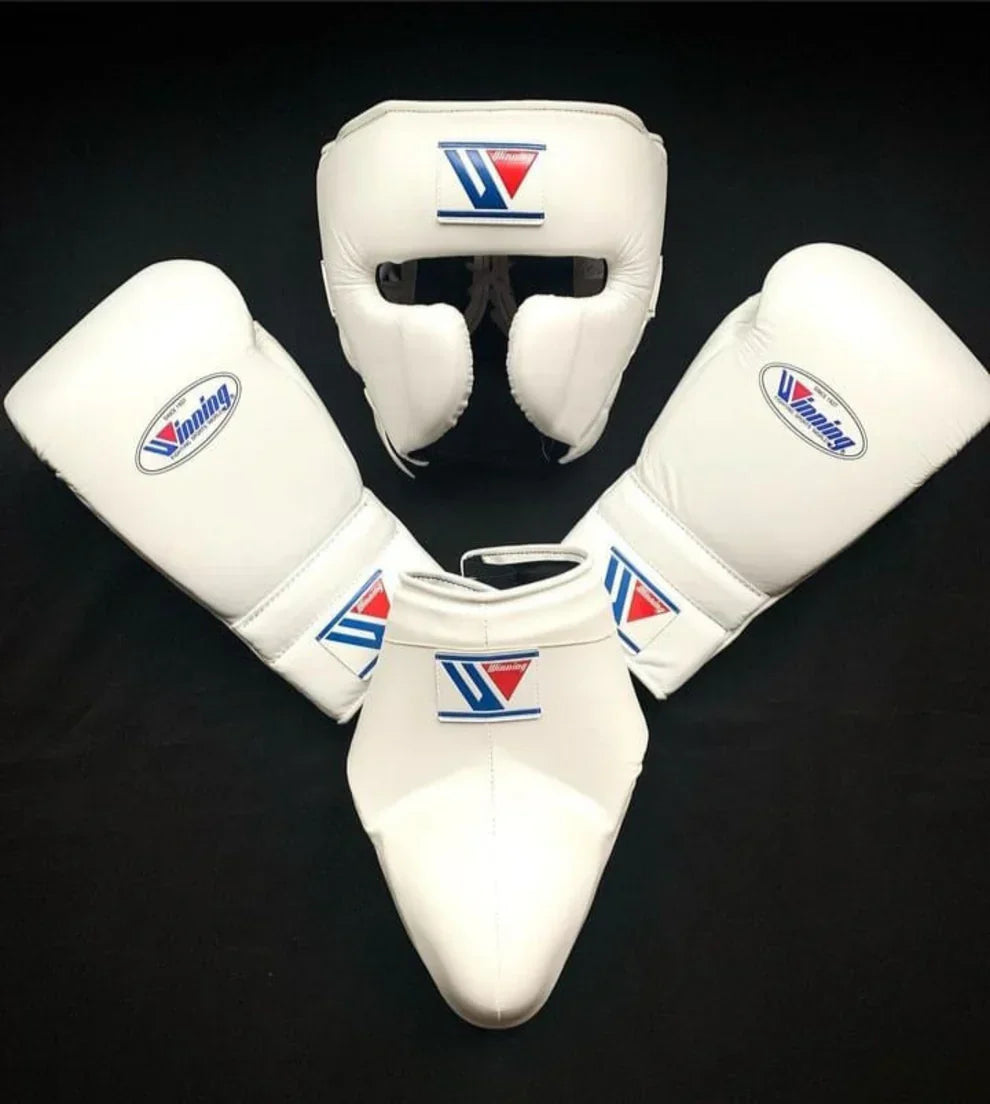 Winning Boxing Set White Customizable