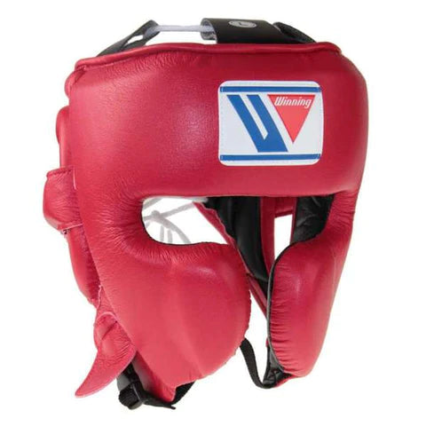 Winning Boxing Headguard Red Custom