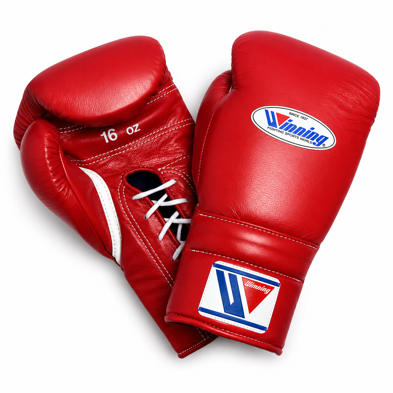 Winning Boxing Gloves Red Lace-Up
