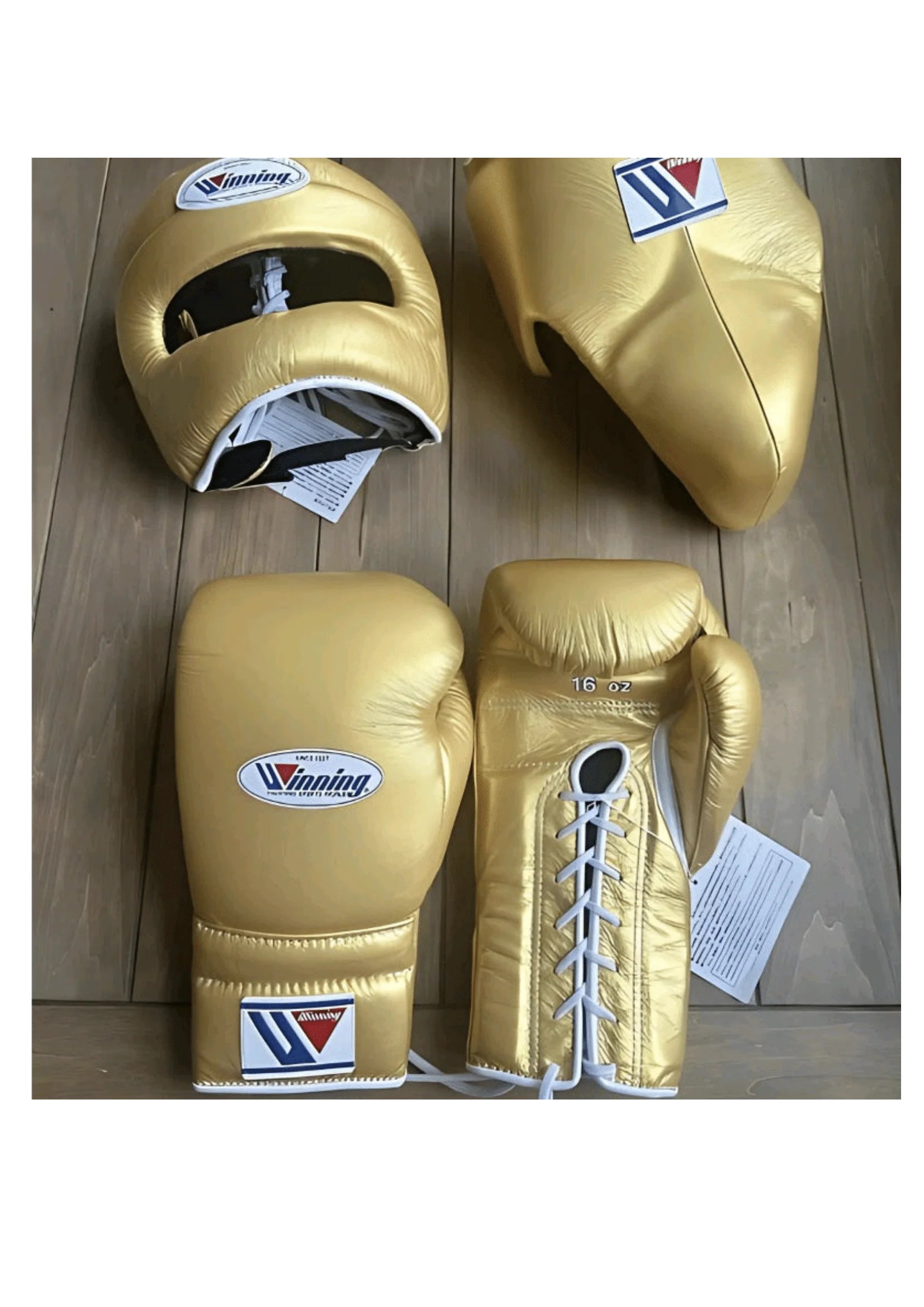 Winning Boxing Gloves Golden Custom