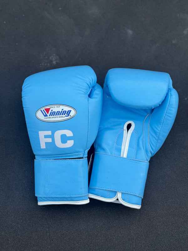 Winning Boxing Gloves Sky Blue Sparring