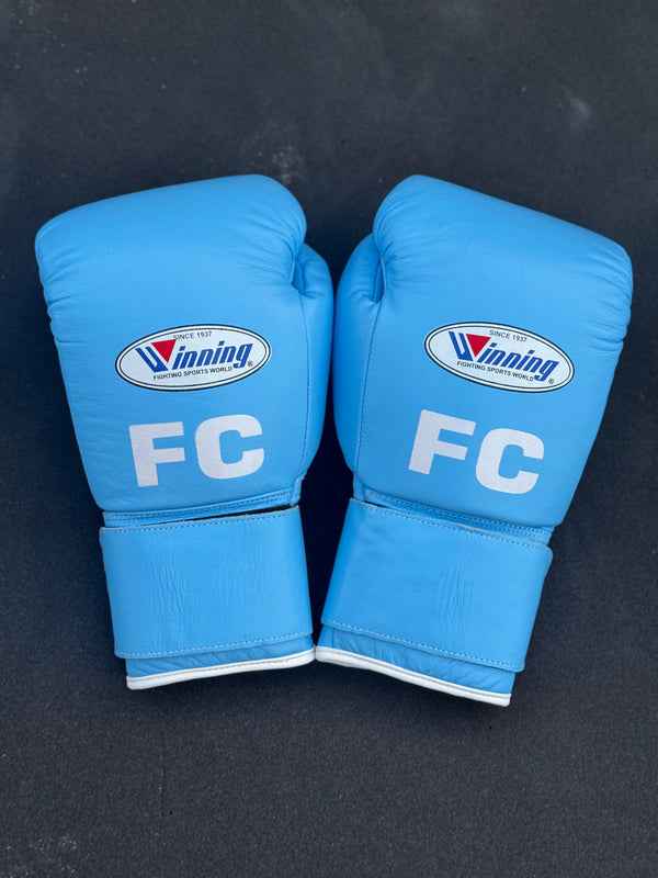 Winning Boxing Gloves Sky Blue Sparring