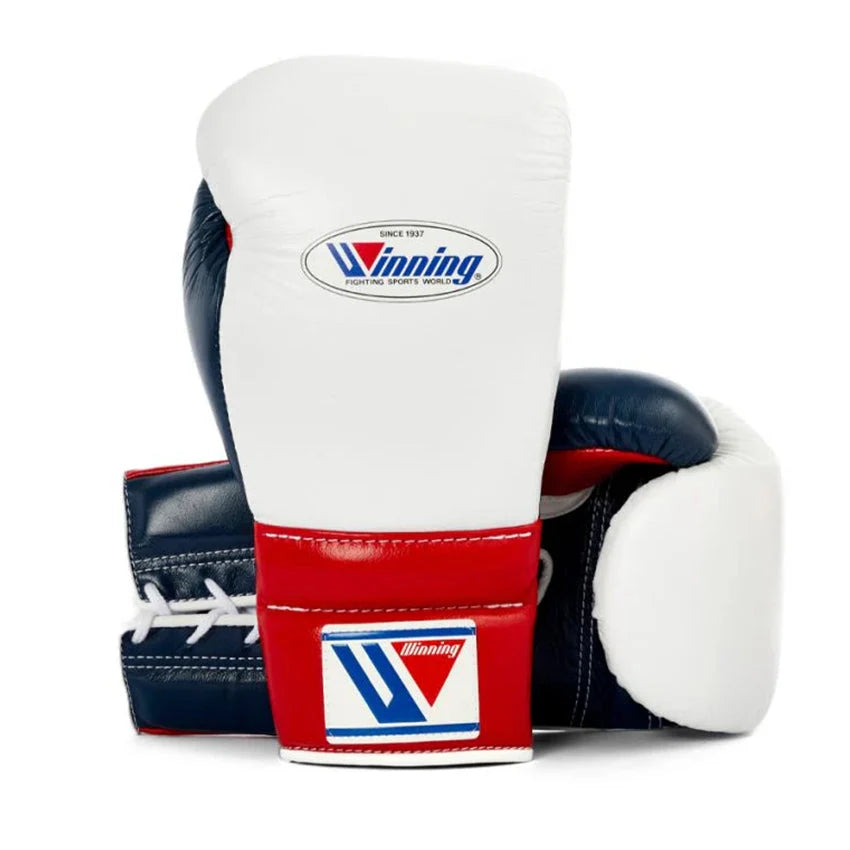 Winning Boxing Gloves White/Blue/Red Customization