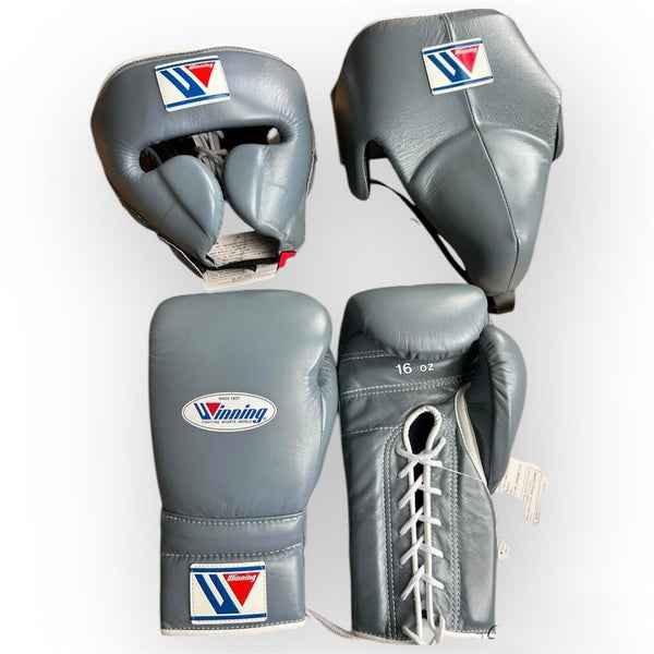 Winning Boxing Set Grey Training Kit