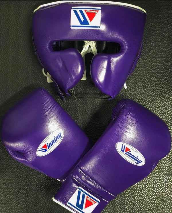 Winning Boxing Gloves Purple Custom
