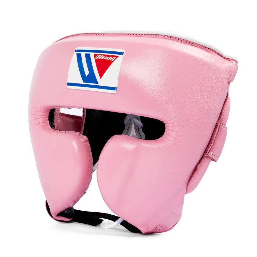 Winning Boxing Headguard Pink Sparring