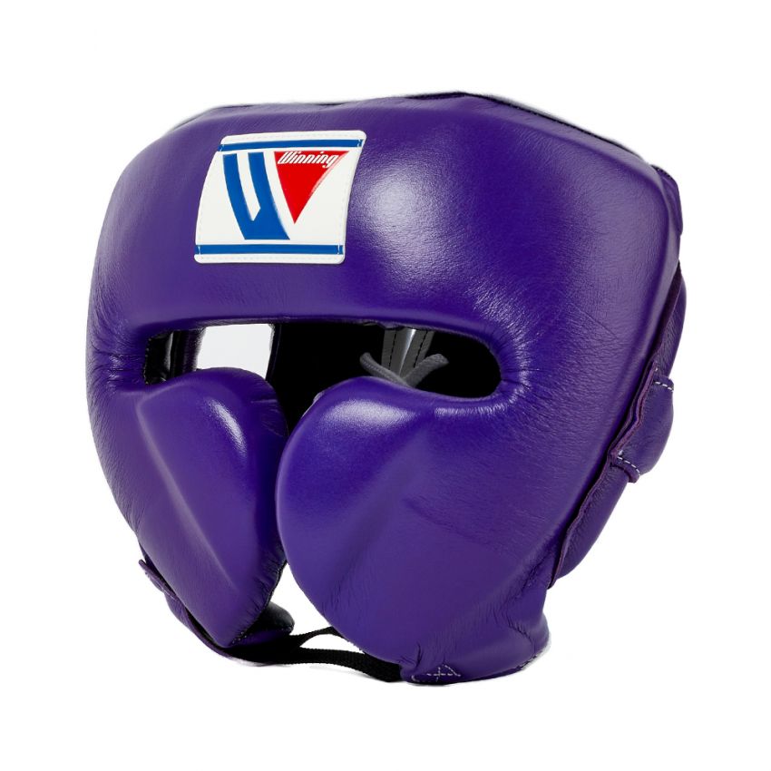 Winning Boxing Headguard Purple Sparring