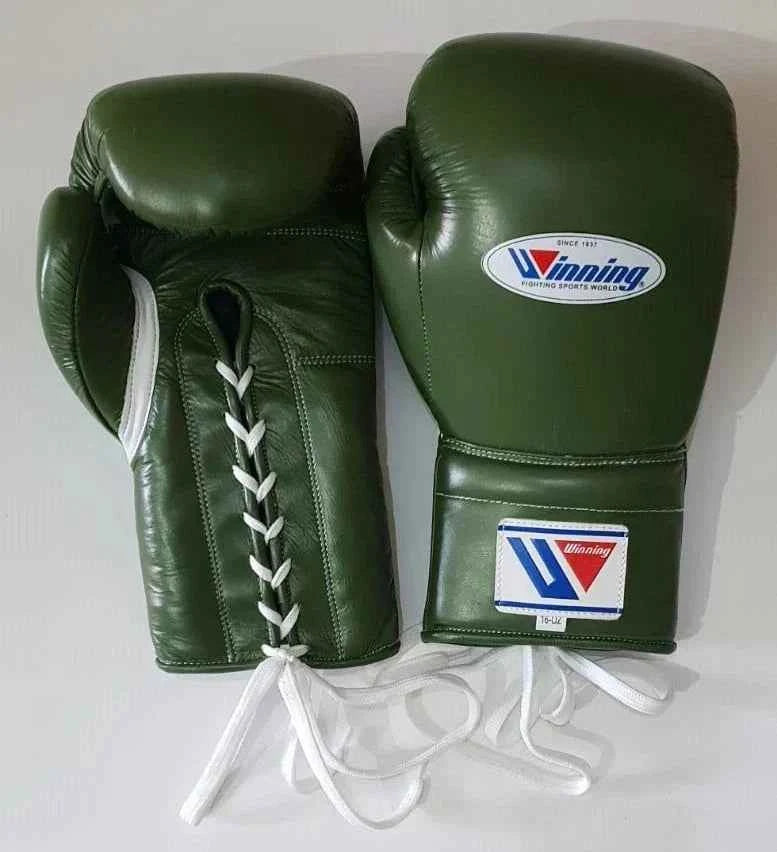 Winning Boxing Gloves Green Customization