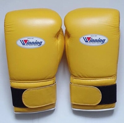 Winning Boxing Gloves Yellow Custom