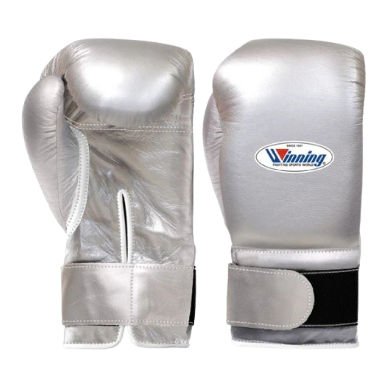 MS-600 Velcro Boxing Gloves- Silver