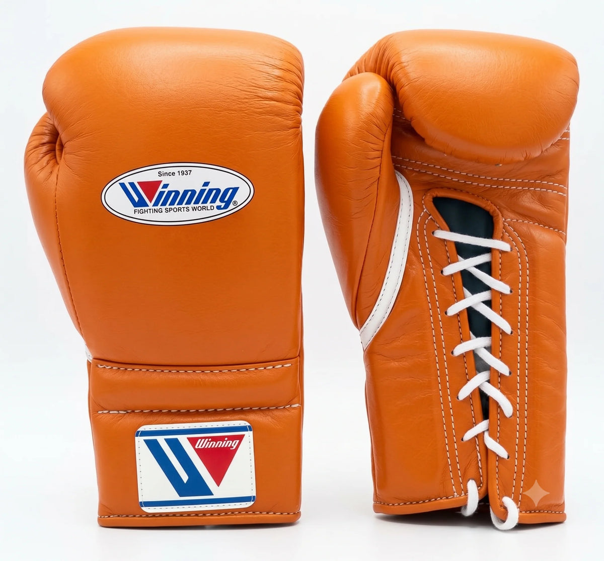 Winning Boxing Gloves Orange Lace-Up
