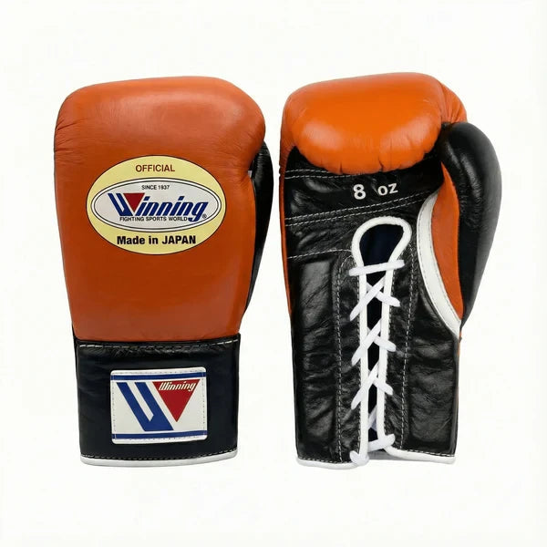 Winning Boxing Gloves Brown/Black Custom Made
